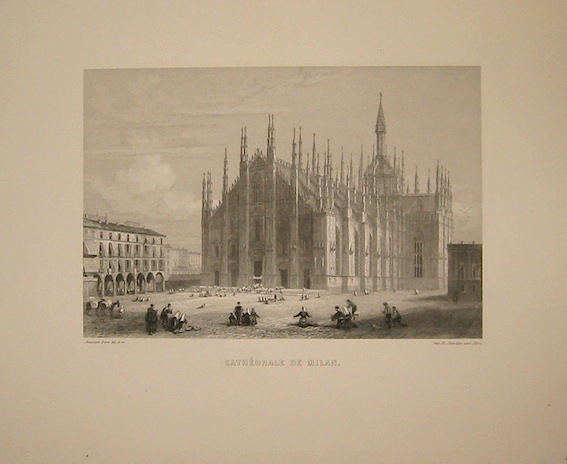 Rouargue (frères) Cathédrale de Milan 1860 ca. Parigi, Imp. Chardon